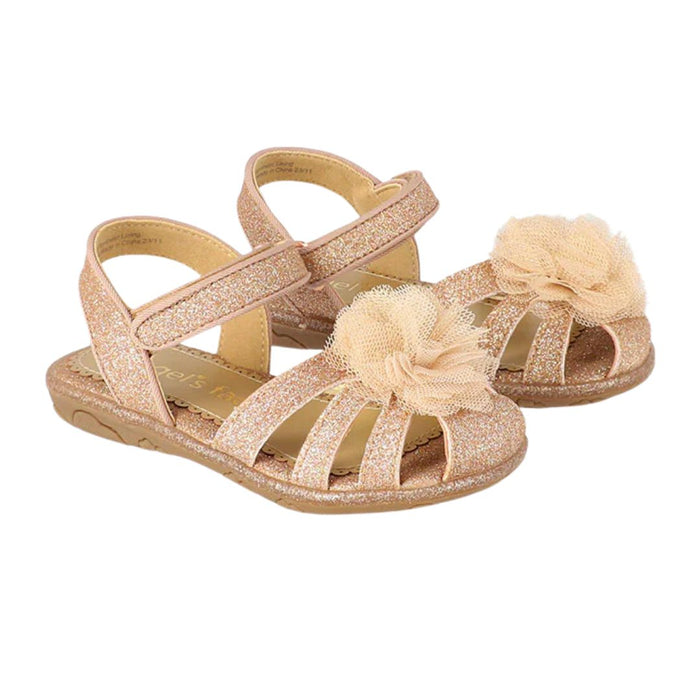 Rose Gold 'Carmen' Sandals