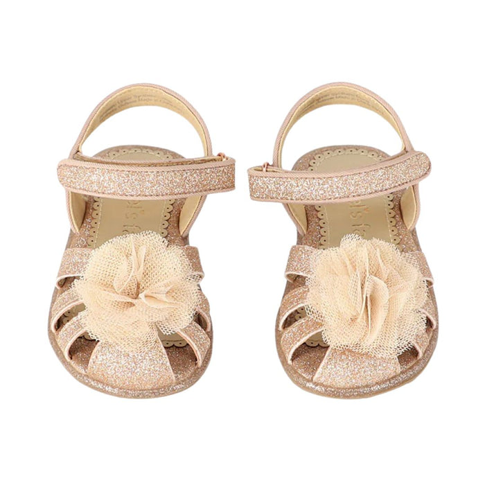 Rose Gold 'Carmen' Sandals