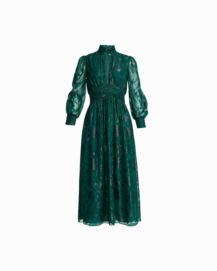 Anne Klein Ruched Midi Dress