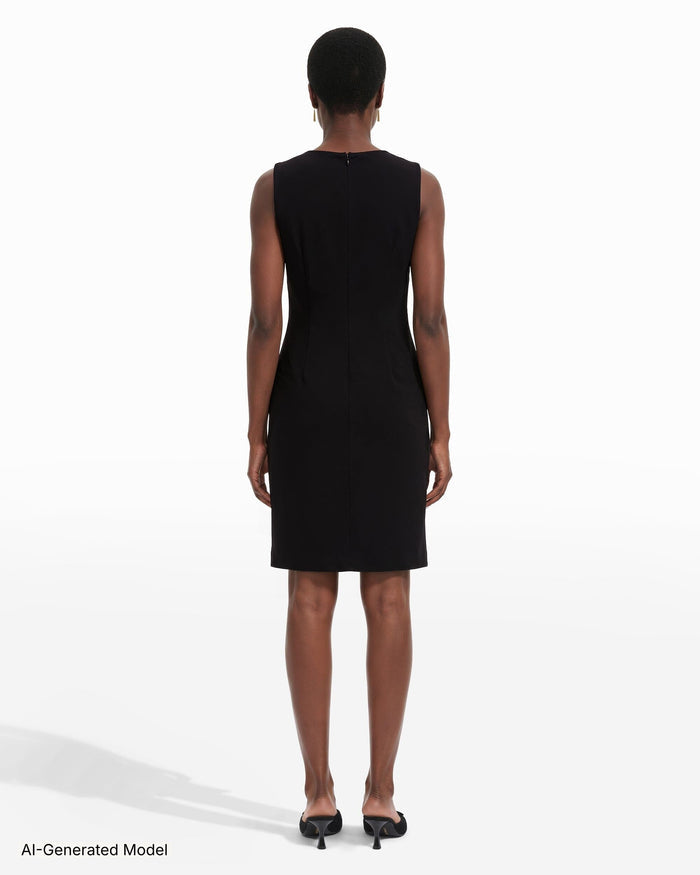 Anne Klein Ruched Sleeveless Sheath Dress
