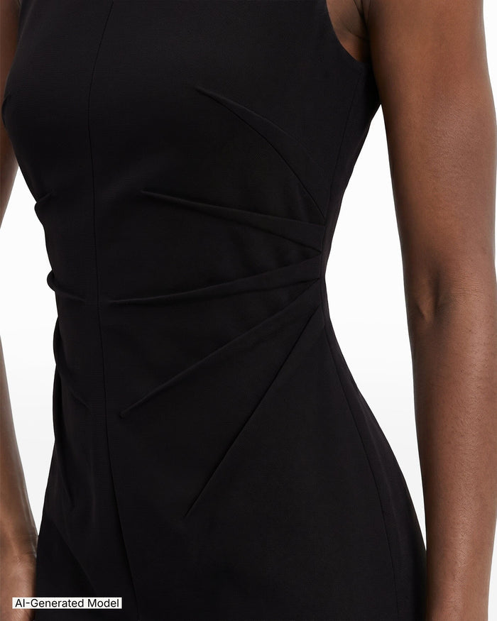 Anne Klein Ruched Sleeveless Sheath Dress