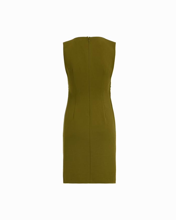 Anne Klein Ruched Sleeveless Sheath Dress