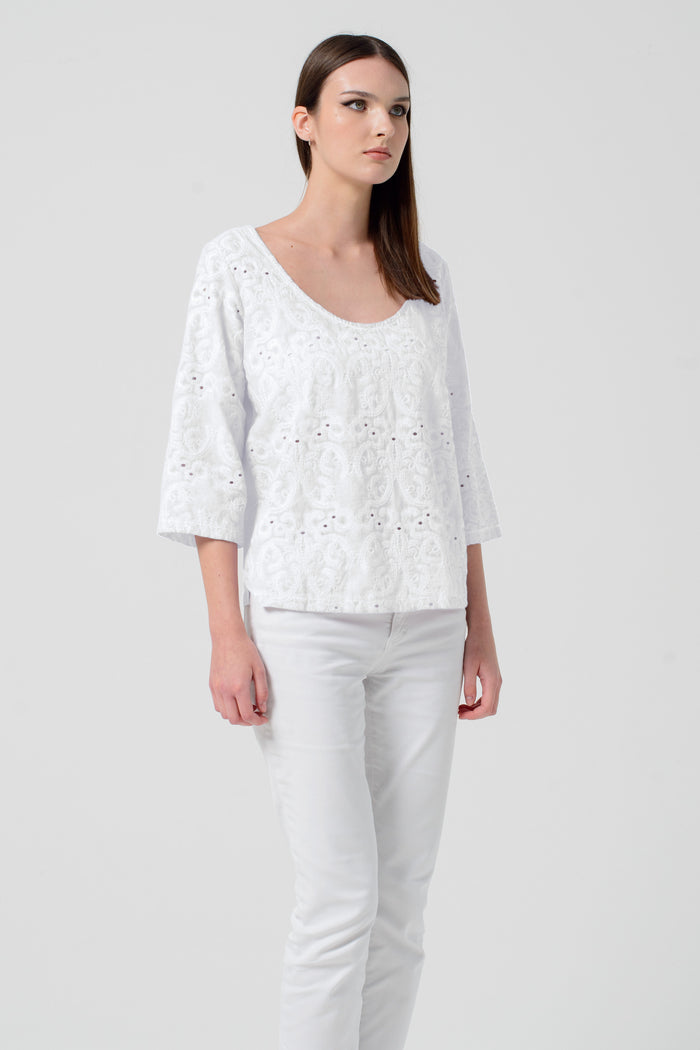 Rylie Blouse - White