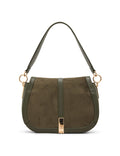Anne Klein Caper/Caper Saddle Flap Crossbody Bag