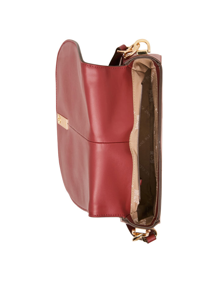 Anne Klein Saddle Flap Crossbody Bag