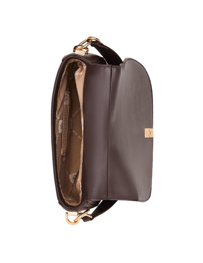 Anne Klein Saddle Flap Crossbody Bag