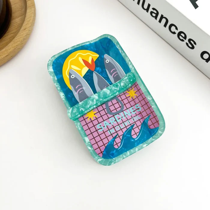 Sardines Can Hair Clip