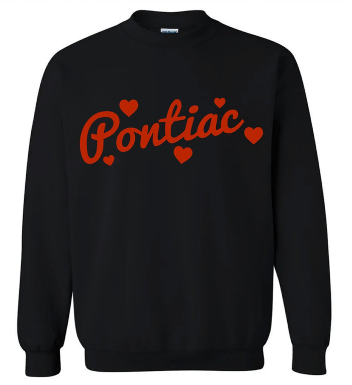 Script Hearts Crew Sweatshirt