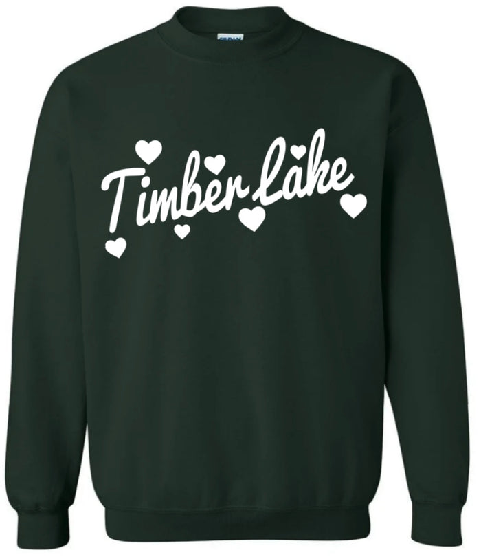 Script Hearts Crew Sweatshirt