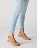 Anne Klein Sand Suede Semana Dress Heel