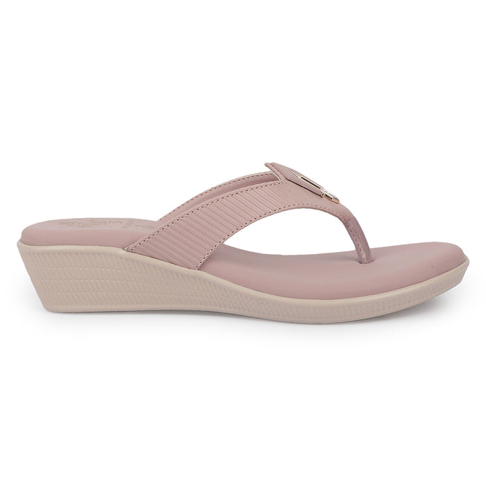 Senorita AGL-213 Pink Casual Slip on Slippers for Women by Liberty