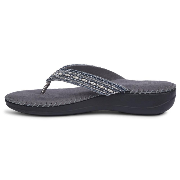 Senorita By Liberty Women STY-38 Grey Ethnic Sandal