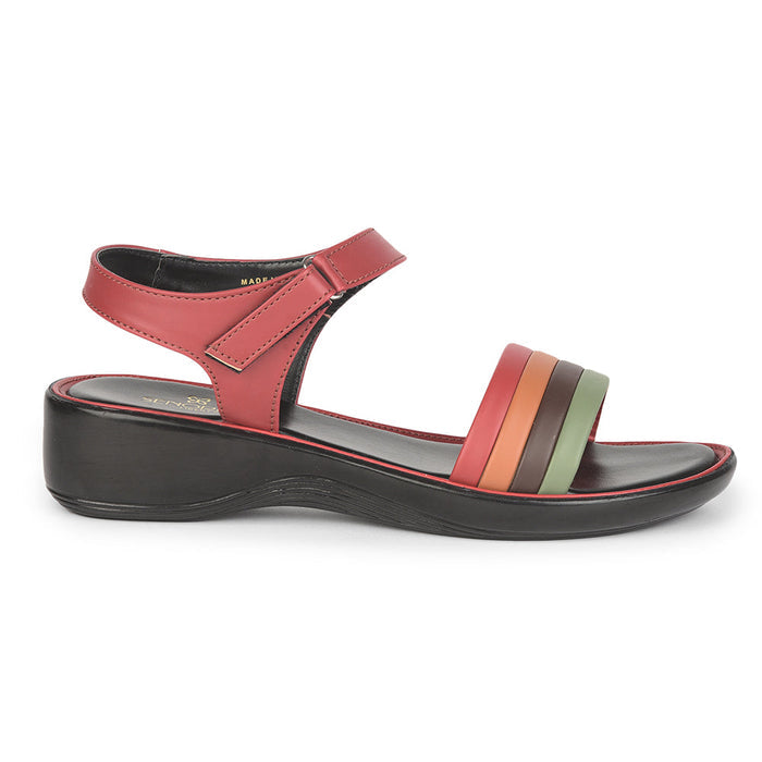 Senorita Casual (Red) Sandals For Women DZL-81 By Liberty