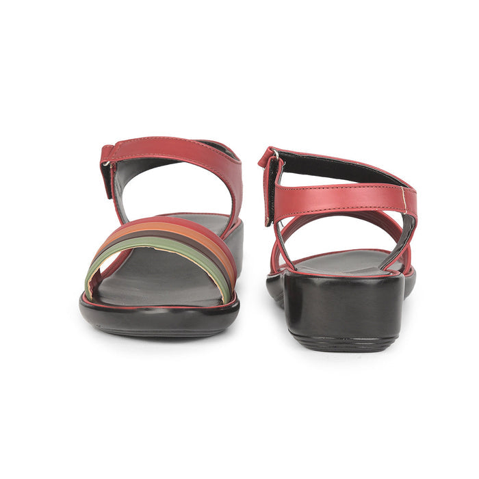 Senorita Casual (Red) Sandals For Women DZL-81 By Liberty