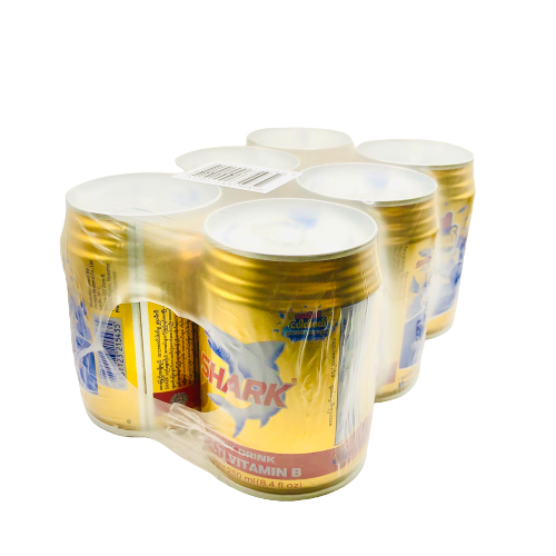 Shark Energy Drink + Multi Vitamin B (6 cans) ငါးမန်း အား ဖြည့် အချို ရည် - Myanmar Food USA