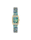 Anne Klein Abalone/Gold-Tone Shell Accented Expansion Band Watch