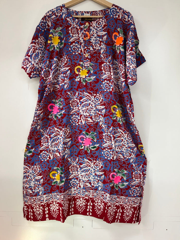 SIN HWA Brand Indonesia Summer Dress (အင်ဒိုနီးရှား စပန့်ဂါဝန်)