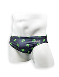 Skulls Flat Front Swim Brief