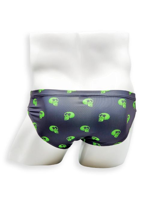 Skulls Flat Front Swim Brief