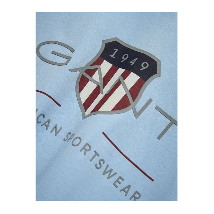 Sky Blue Large Shield Logo T-Shirt