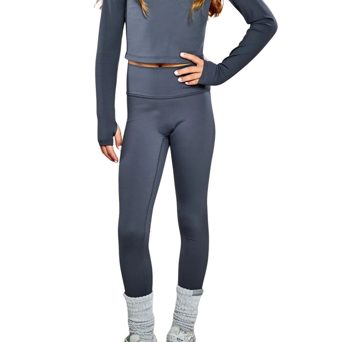 Slate LS Top & Leggings Set