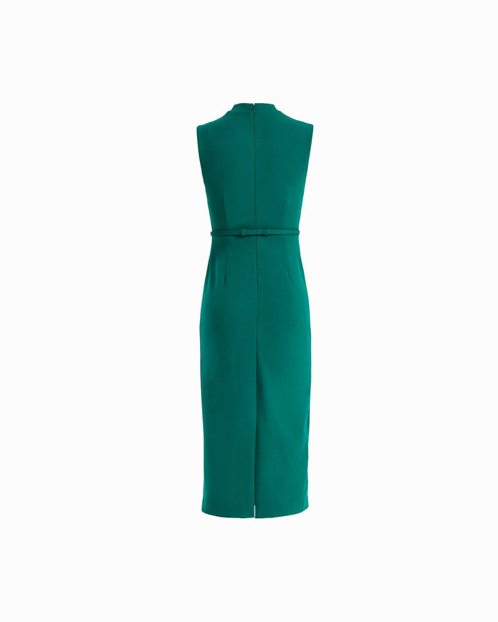 Anne Klein Sleeveless Cowl Neck Midi Dress