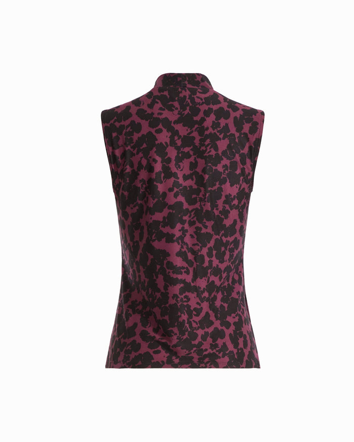Anne Klein Sleeveless Faux Wrap V-Neck Top