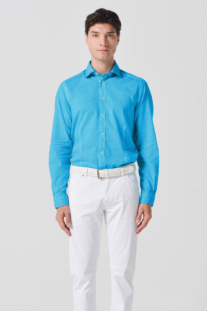 Slim Fit Voile Shirt - Mare