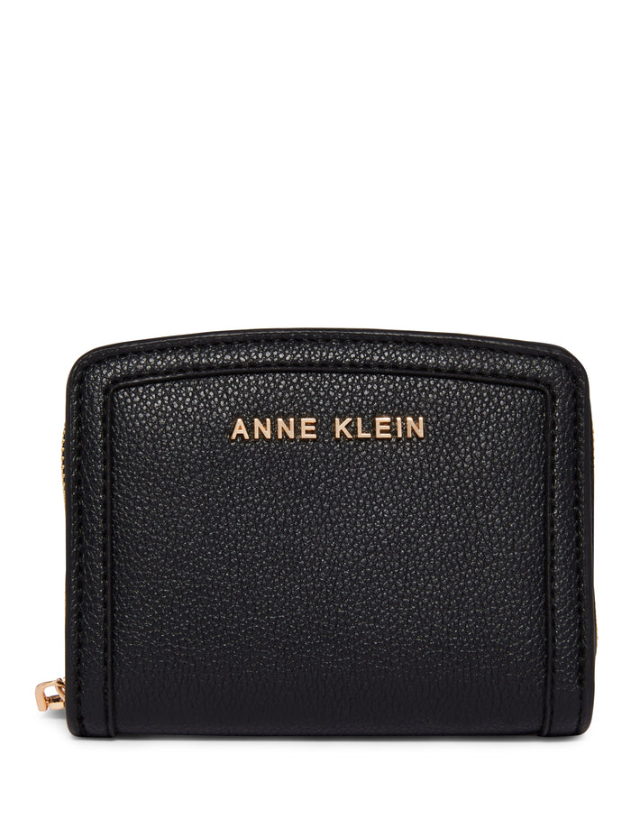 Anne Klein Black Small Curved Wallet