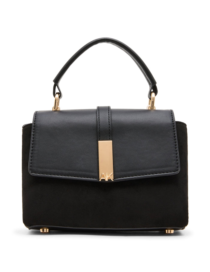 Anne Klein Black Small Top Handle Bag