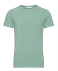 Solid Colour Crew Neck T-Shirt - Feldspar