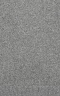 Solid Grey Colour Cotton Knit Pullover