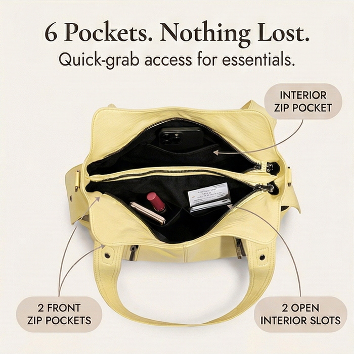 Sovana – Soft Shoulder Bag with Crossbody Strap