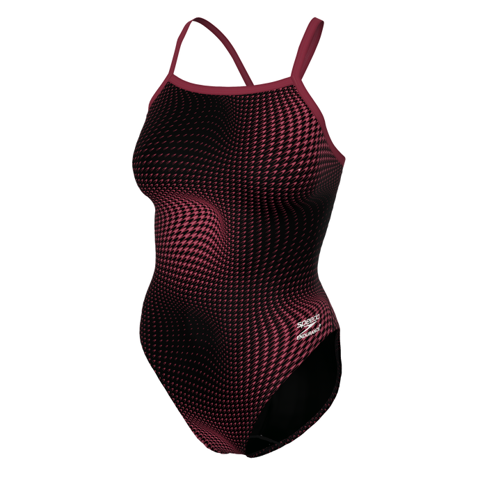 Speedo Flow Flyback maroon