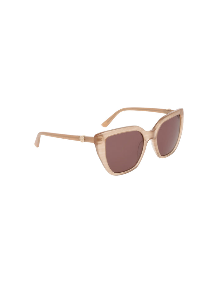 Anne Klein Square Acetate Sunglasses with Uplifting Frame