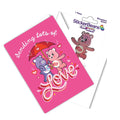 StickerBean Greeting Card - Lots of Love