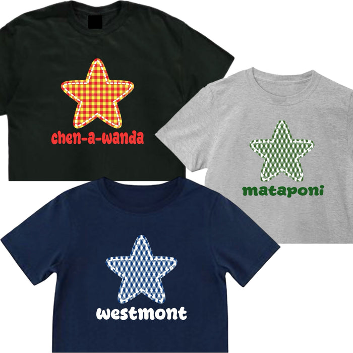 Stitched Star Tee or Tank