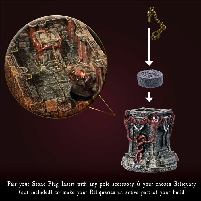 Stone Plug Accessory Bases (set of 4)