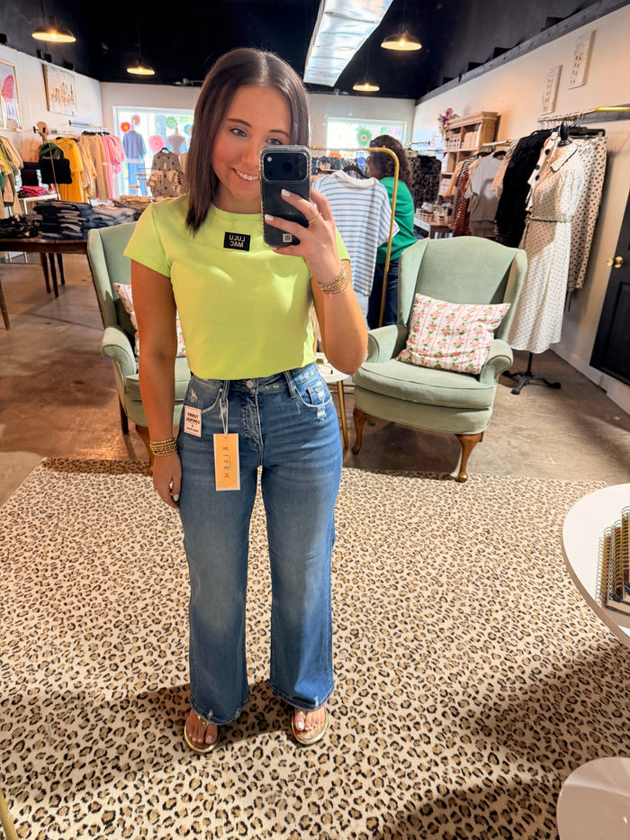 Straight Regular Hem Jean