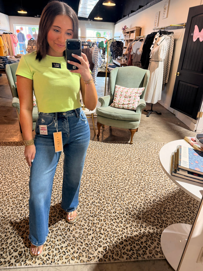 Straight Regular Hem Jean