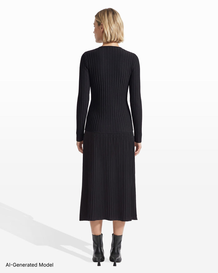 Anne Klein Sunburst Bell Sleeve Cardigan