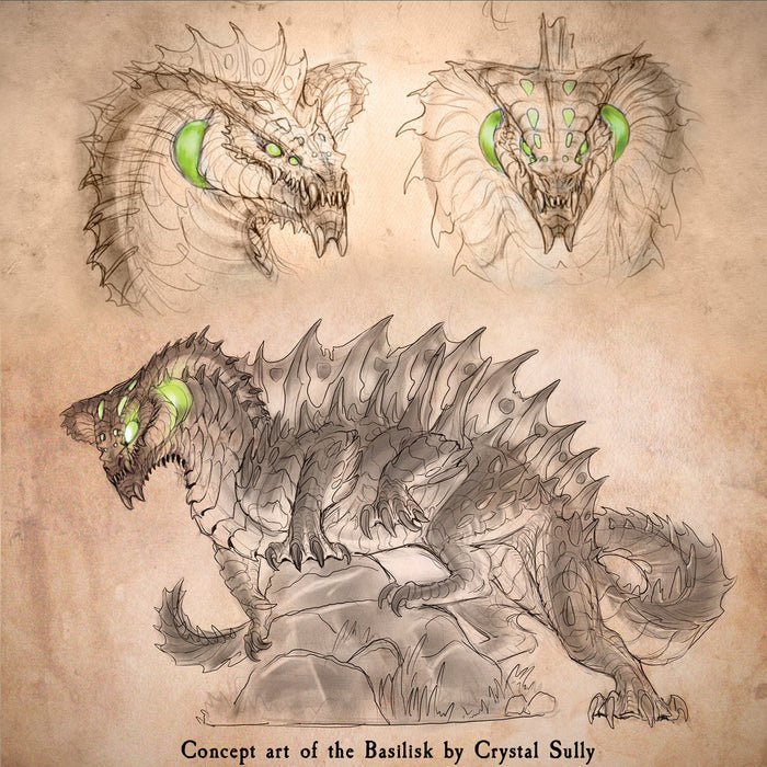 Swamp Basilisk (Painted)