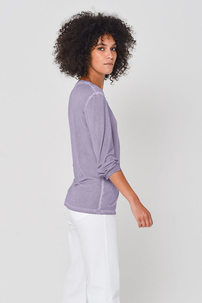 Sweet Heart Tee in Mauve - T-Shirt