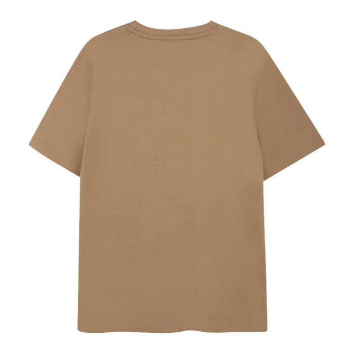 Tan Triple Logo T-Shirt