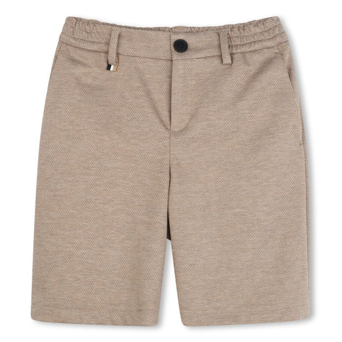 Taupe Smart Bermuda Shorts