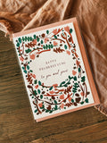 Thanksgiving Floral Wreath Greeting Card