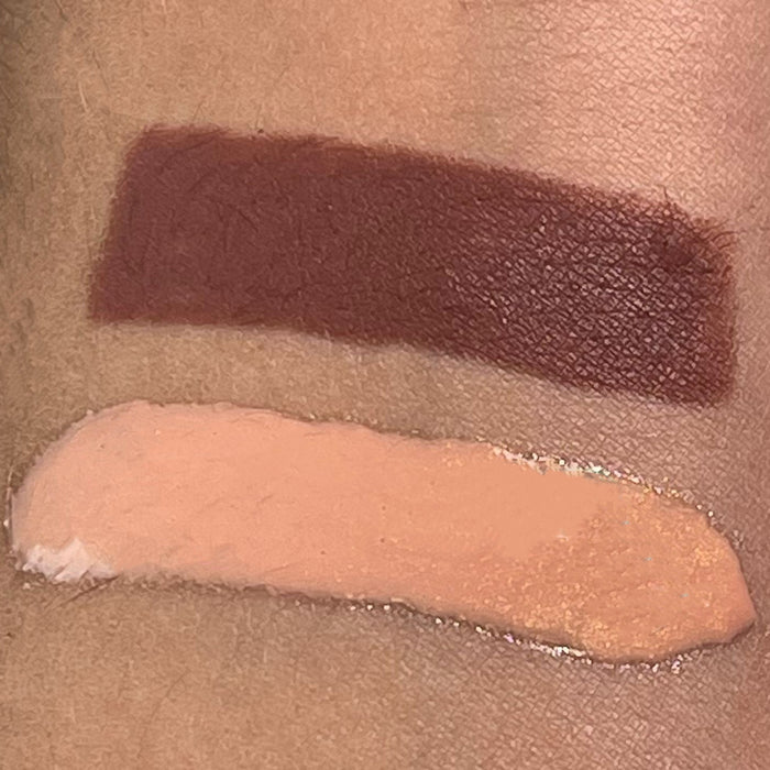 The Perfect Lip Combo Self Made - Nude Lip Liner Swatch on Skin | Pinky B Beauty