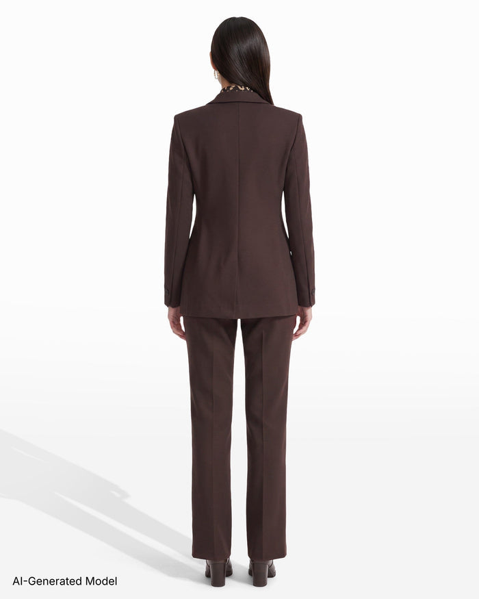 Anne Klein Three-Button Notched Neck Jacket