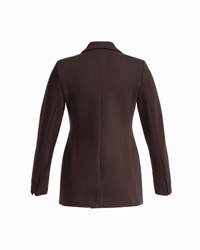 Anne Klein Three-Button Notched Neck Jacket