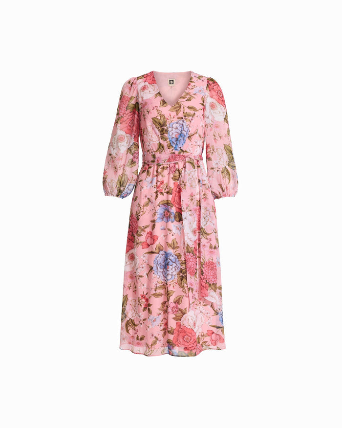 Anne Klein Three-Quarter Sleeve Midi Length Dress